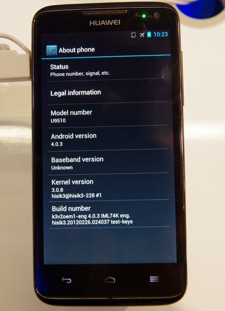 【MWC 2012 Vol.30（動画）】ファーウェイ、世界最速クアッドコアCPU搭載スマホ「Ascend D quad」