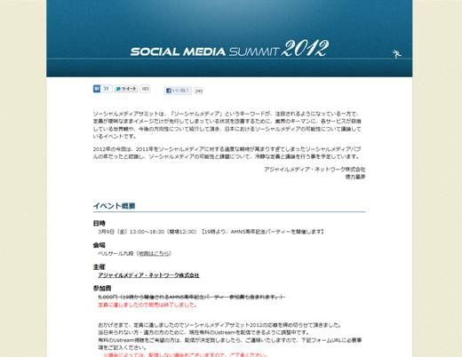 SOCIAL MEDIA SUMMIT 2012
