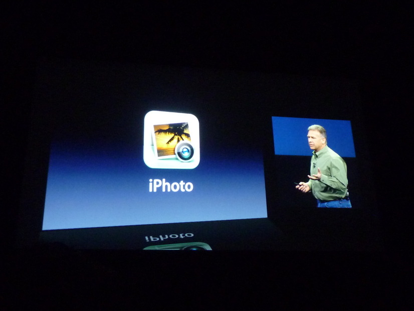 特に力を入れてデモが行われた、「iPhoto」