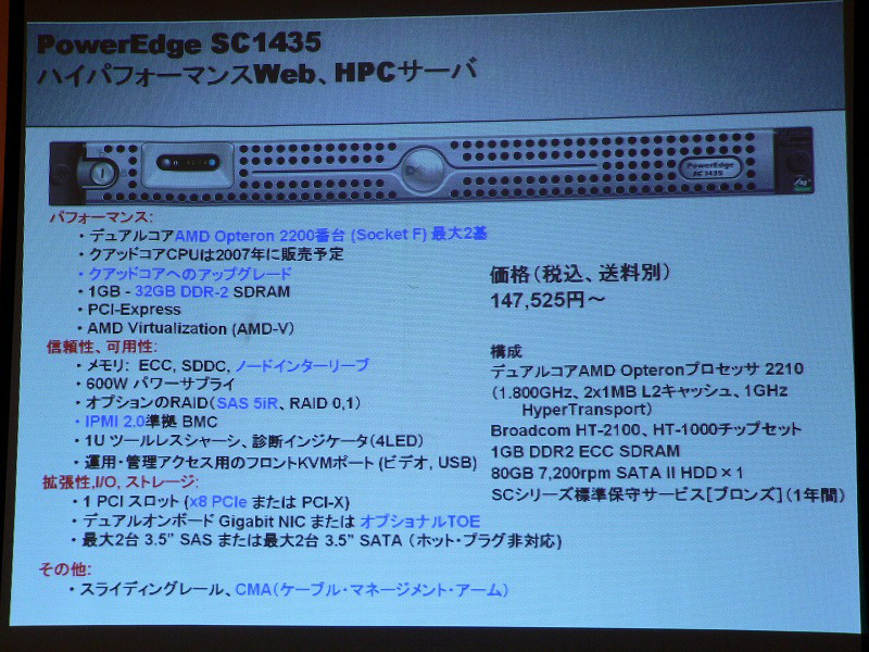 SC1435の主なスペック