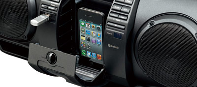 iPod/iPhoneを直接接続できるダイレクトDock
