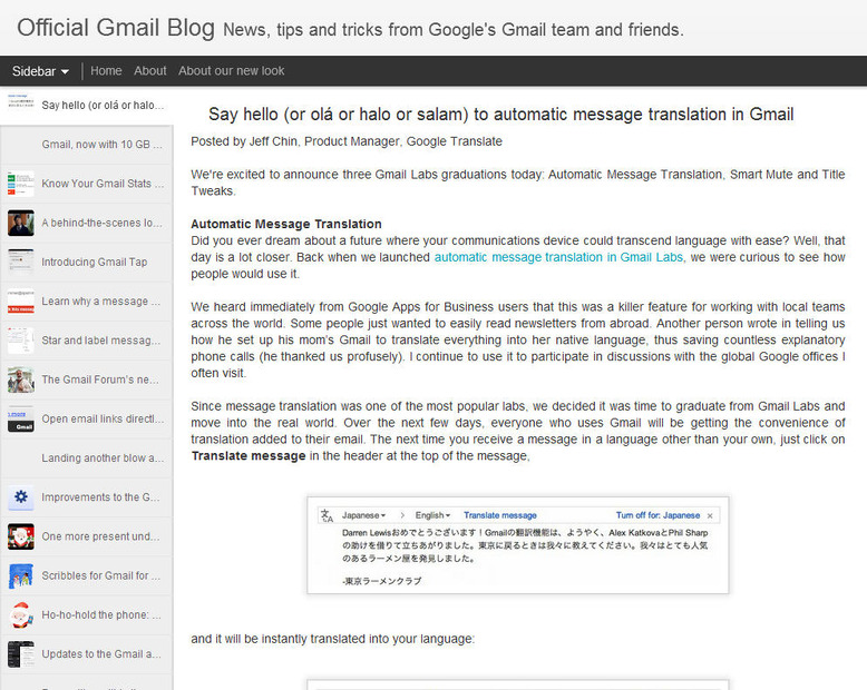 Official Gmail Blog