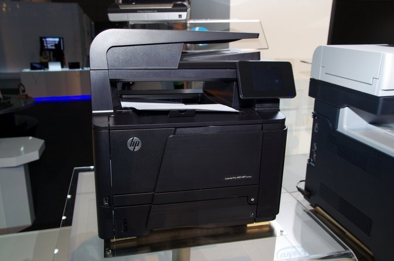 「HP Laserjet Pro 400」シリーズ。プリント、スキャン、コピー、FAXのオールインワンプリンタ