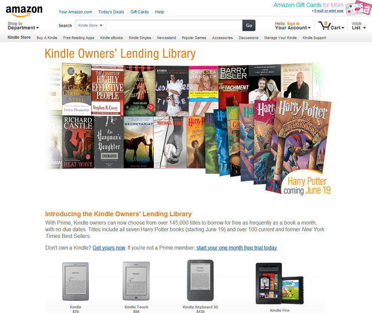 Kindle Owners' Lending Library