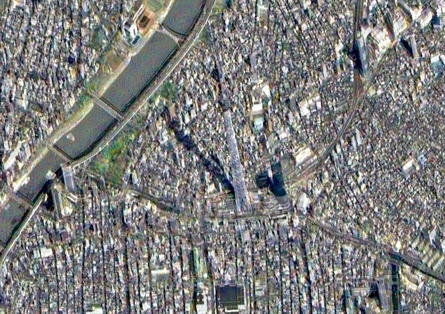 東京スカイツリー付近拡大