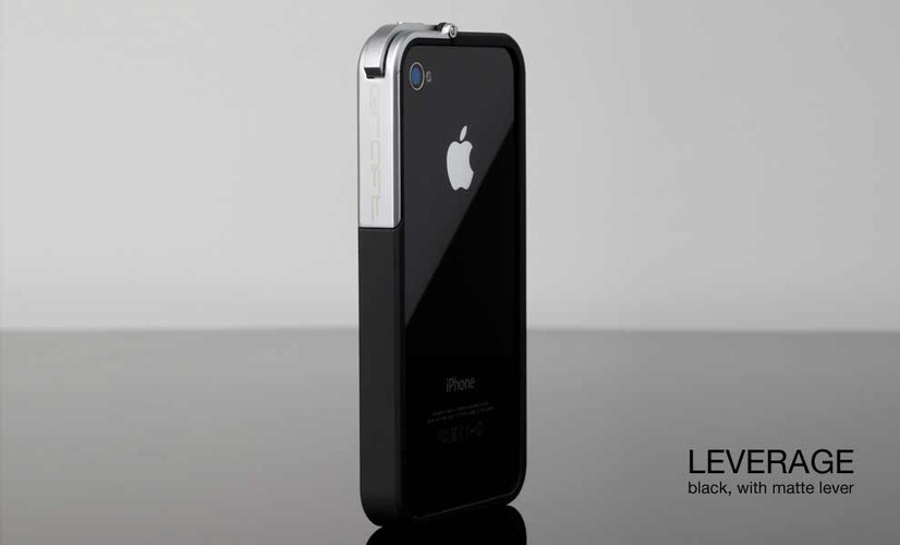 iPhoneに装着したイメージ斜め