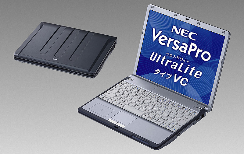 Core Duo搭載で重さ970gのVersaPro UltraLite タイプVC