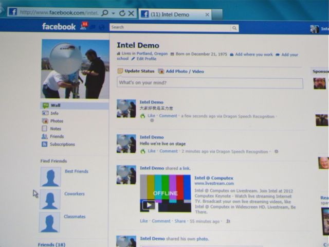 音声でFacebookに「大家好我是王力宏」（みなさんこんにちは、王力宏です）のメッセージを投稿した