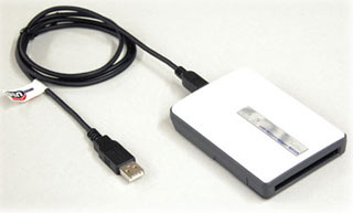 アイ・オー・データ、通信カードの使えるUSB接続のPCカードアダプタ発売。各種メモリのほか、AirH”端末・P-in等に対応