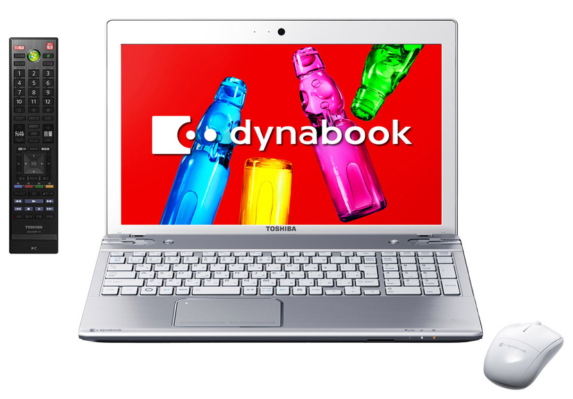 15.6型スタンダードAVノートPC「dynabook Qosmio T752/T4F」ライトシルバー