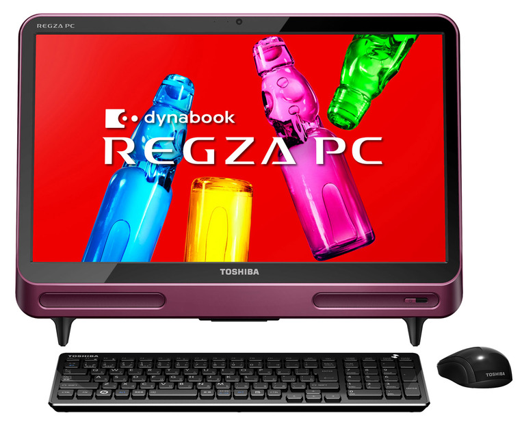 21.5型液晶一体型AV PC「REGZA PC D712/T3F」メローボルドー