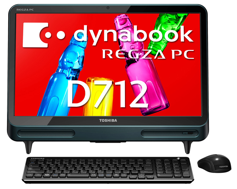 21.5型液晶一体型AVパソコン「dynabook REGZA PC D712」