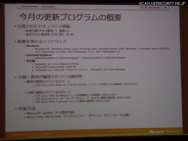 2012年6月度の月例セキュリティ情報：概要