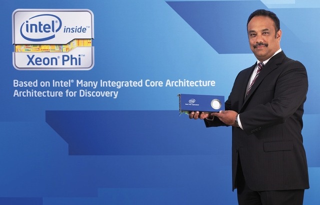 Xeon Phiをアピールするラジ・ハズラ副社長