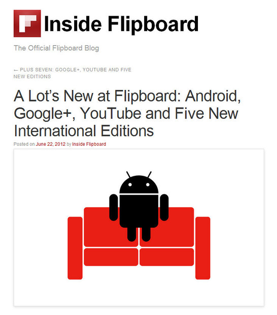 Flipboardのブログ