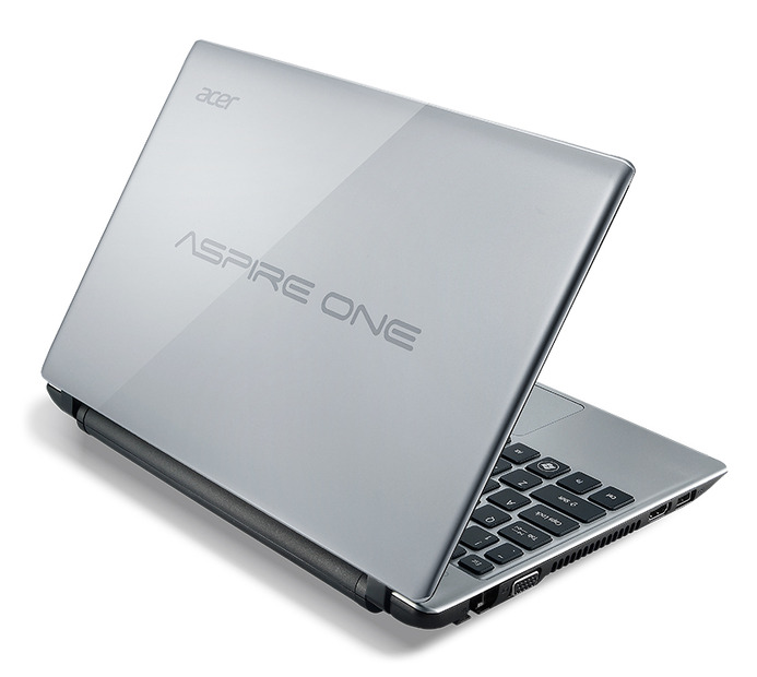 11.6型モバイルノートPC「Aspire One AO756-H82C/S」天板