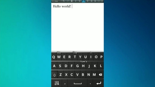 BlackBerry World 2012で発表されたBlackBerry 10 
