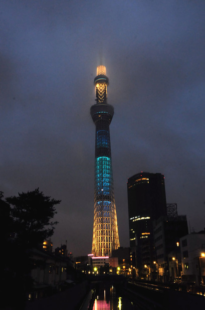 東京スカイツリーの七夕限定ライティング