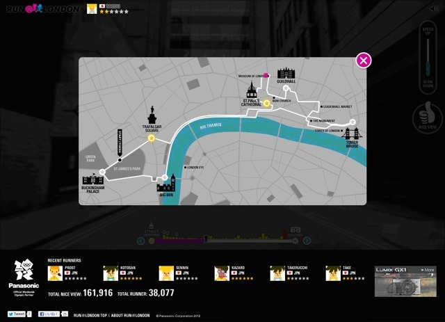 パナソニック「RUN＠LONDON」
