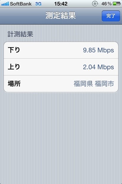  iPhone向け通信速度測定アプリ公開……RBB TODAY SPEED TEST