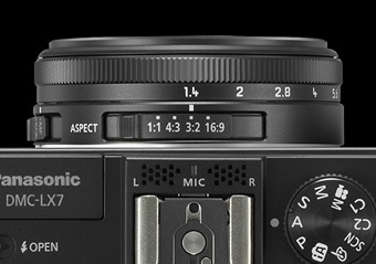 「LUMIX DMC-LX7」こだわりの撮影が楽しめるレンズ鏡筒の絞り専用リング