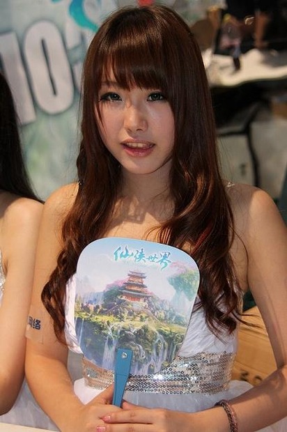 【China Joy 2012】とれたて中国美人をお届け！ゲームショウを彩るコンパニオンたち200枚(1)