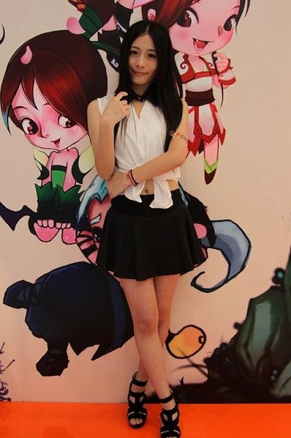 【China Joy 2012】とれたて中国美人をお届け！ゲームショウを彩るコンパニオンたち200枚(1)