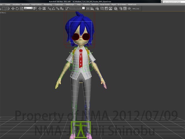 漫画のキャラクターを3Dで正確に再現