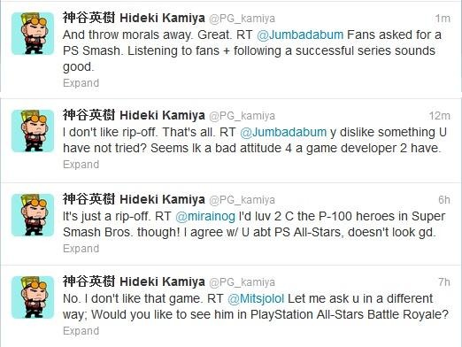神谷英樹氏が『PlayStation All-Stars』は“パクリ”だとTwitterでツイート