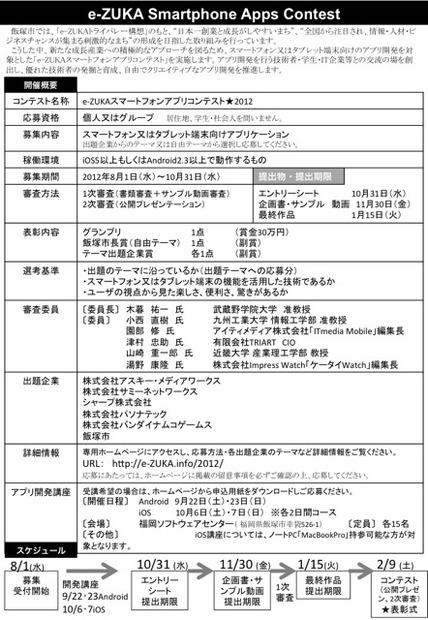 福岡県飯塚市でスマホアプリのコンテスト