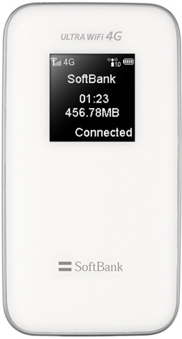 「SoftBank 4G」対応モバイルWi-Fiルーター「102Z」