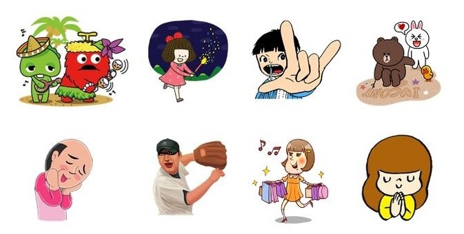 新たに8種類のスタンプが追加