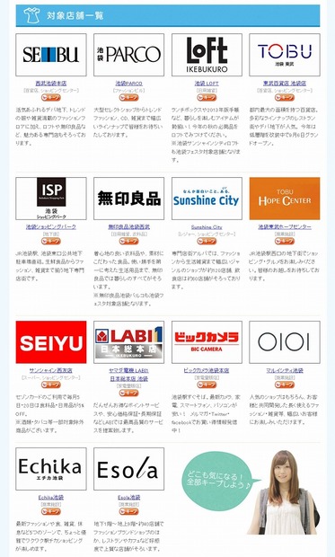 対象店舗一覧