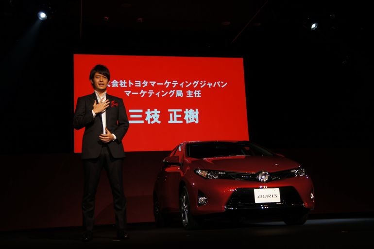 新型オーリスのコミュニケーションを担当するトヨタマーケティングジャパンの三枝正樹氏