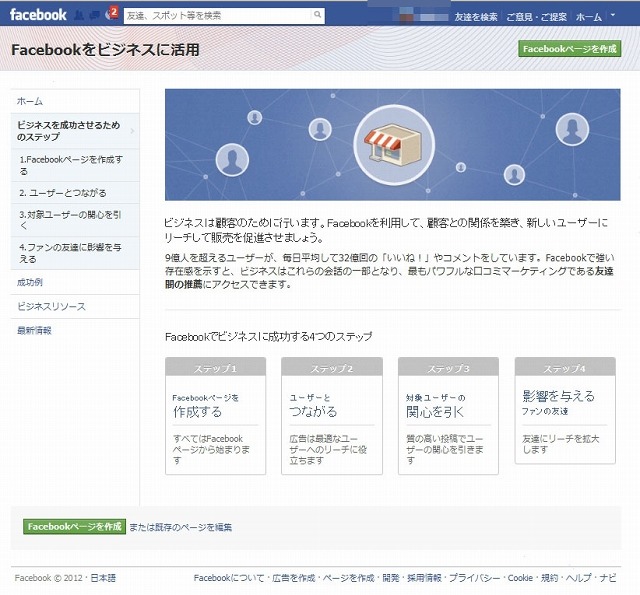 Facebookでビジネスを成功させるためのステップごとに説明