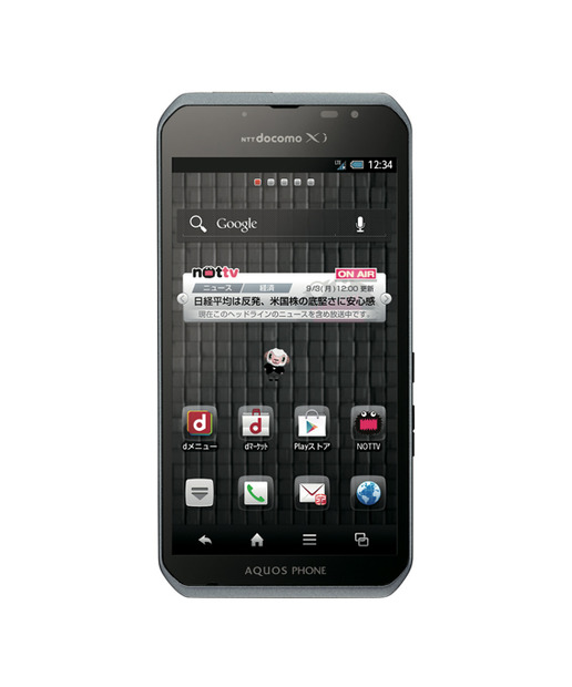 「docomo NEXT series AQUOS PHONE sv SH-10D」