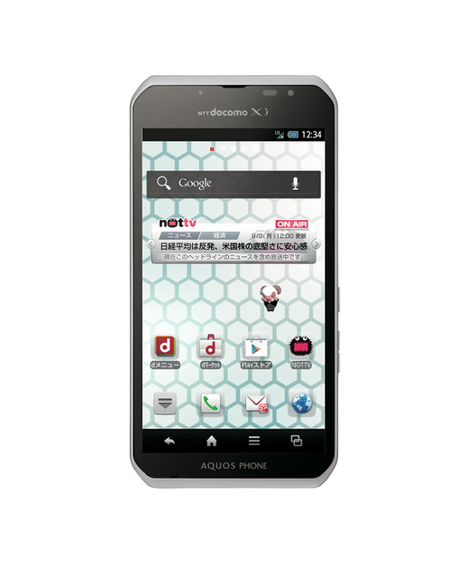 「docomo NEXT series AQUOS PHONE sv SH-10D」