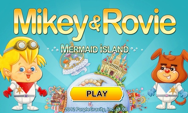 『Mikey & Rovie - Mermaid Island』起動画面