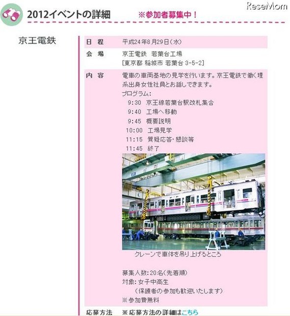 京王電鉄若葉台工場見学