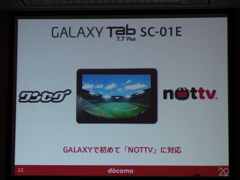 「GALAXY Tab 7.7 Plus SC-01E」