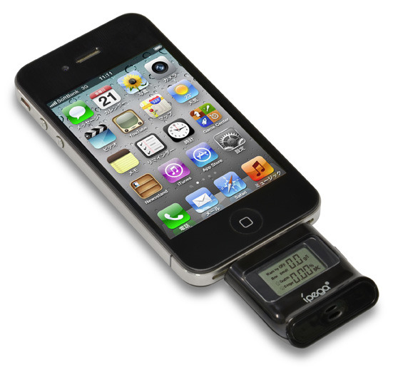 iPhoneに取り付けたイメージ