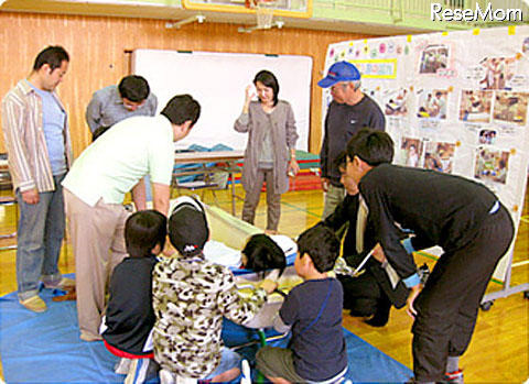 2011年介護体験教室・入浴体験