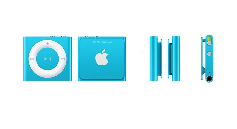 「新型iPod shuffle」の各部