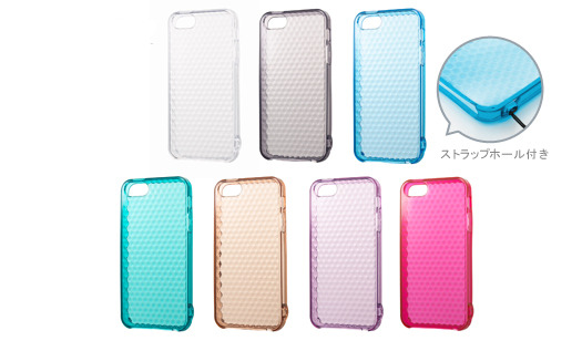 「SoftBank SELECTION ジュエルカラーケース for iPhone 5」