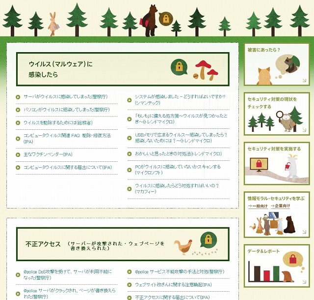 「被害に遭ったら」では、さまざまな対策を紹介