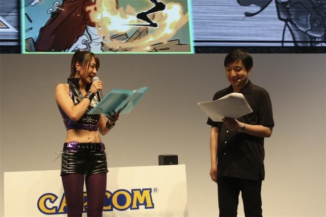 【TGS 2012】カプコンの完全新作『忍者アームズ』、ゲストの森下悠里さんがセクシーすぎる！