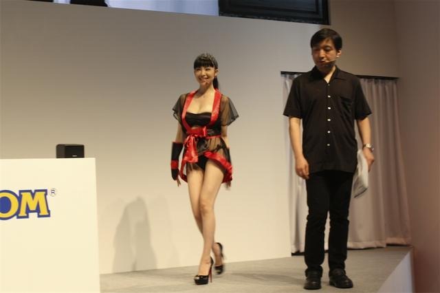 【TGS 2012】カプコンの完全新作『忍者アームズ』、ゲストの森下悠里さんがセクシーすぎる！