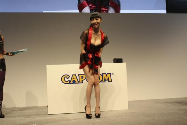 【TGS 2012】カプコンの完全新作『忍者アームズ』、ゲストの森下悠里さんがセクシーすぎる！