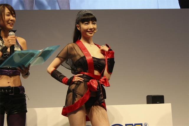 【TGS 2012】カプコンの完全新作『忍者アームズ』、ゲストの森下悠里さんがセクシーすぎる！