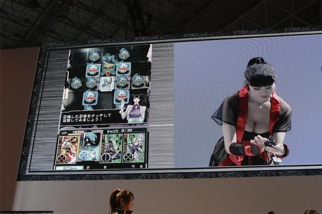 【TGS 2012】カプコンの完全新作『忍者アームズ』、ゲストの森下悠里さんがセクシーすぎる！